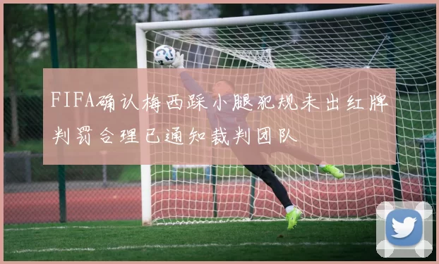 FIFA确认梅西踩小腿犯规未出红牌判罚合理已通知裁判团队